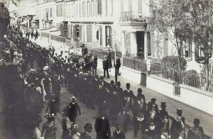 An unidentified procession