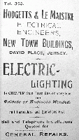 Electric lighting from Hodgetts and Le Maistre