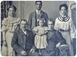 Charles John Starck and Louisa, nee Whitley, and their children
