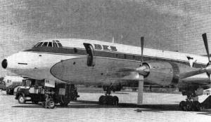 A BKS Britannia used for weekend flights in the 1960s