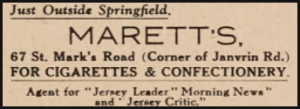 Advert from Jersey Leader, 1935