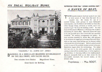 Balmoral boarding establishment