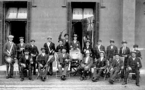 St Martin parish band in 1909