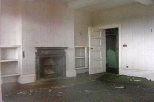 The drawing room from the former French windows