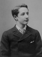 Edward Rive, photographed in Jersey before he left for Canada