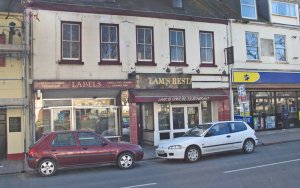 These properties, pictured in 2006, were later demolished for rebuilding