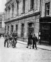 German soldiers outside the Town Hall