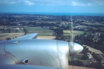 View from a Heron after take-off from Jersey