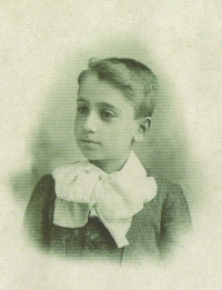 Douglas de Gruchy of Montreal, aged 11 in 1899; son of the Rev. Edouard de Gruchy, above (Mrs Vibert, Les Capelles, St Ouen)