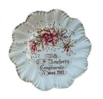 Bouchere plate, 1901