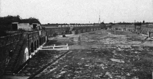 The parade ground in 1900