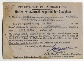 ... requiring them to send a cow to slaughter