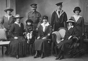 Gautier family in 1918