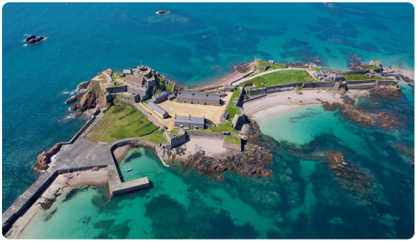 ... and a 2023 view from a drone