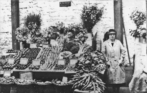 Jeanne Renouf at her market stall
