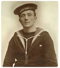 Yeoman of Signals Percy Denis, DSM, born in St Helier in 1889, the son of Philip Edward and Mary Stephanie, nee Hostingue, served on HMS Lion. He had been in the navy for 14 years when he attended a Town Hall reception at the end of 1918, while on Christmas leave. He had been present at the Heligoland and Jutland Battles. His award of the Distinguished Service Medal was for 'his distinguished conduct in the face of the enemy, his resourcefulness and courage in cases of extreme emergency, and his distinguished services in the Grand Fleet's destroyer flotilla'.