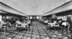 The restaurant in the 1930s