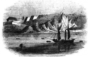 An 1837 drawing of the Fort