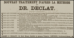 1880 advert in the Chronique de Jersey