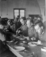 German soldiers in their mess