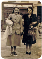 Roselle Mary Rabet and her mother, Jeanne Nicholas