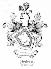 Later more ornate arms as shown in Payne's Armorial