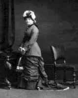 Miss de Ste Croix photographed by Ernest Baudoux