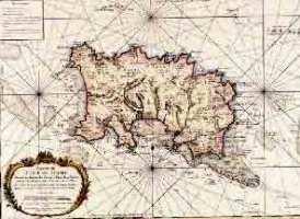A 1755 map by Jacques Nicolas Bellin