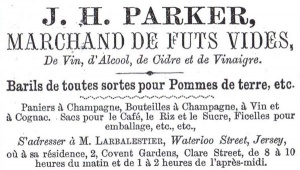 James Parker, barrel maker, born in Devon in 1838