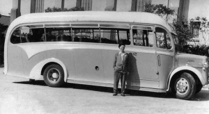 Coach driver Ken Pitman