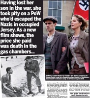 A newspaper article on Louisa Gould and her brother at the time of the release of the 2017 film