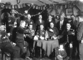 Christmas 1913 in the Artillery sergeants' mess at Fort Regent