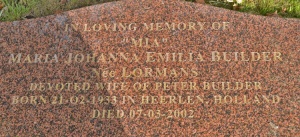 Builder - St John’s Church cemetery