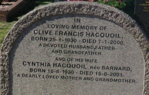 Barnard - St Ouen parish cemetery