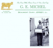 Beaumont Dairy's first milk bottles