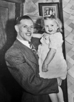 Taxi driver Alec Noel with his daughter