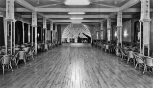 The hotel ballroom
