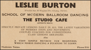 Advert from Jersey Leader, 1935