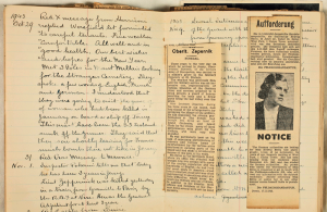 Bailiff's secretary Ralph Mollet's diary