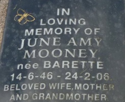 Mooney - St John’s Church cemetery
