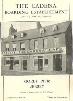 Advertisement for Cadena Cafe at Gorey