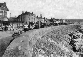 The sea wall in 1922