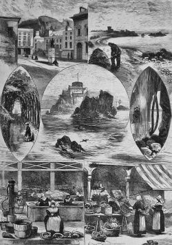 Sketches of Jersey from the Illustrated London news in 1880
