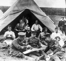 Sergeants at the 1906 Glacis Field camp
