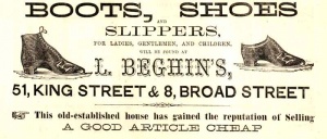 An advert from 1880
