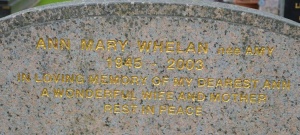 Whelan - St John’s Church cemetery