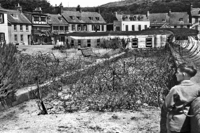 Barbed wire at Gorey