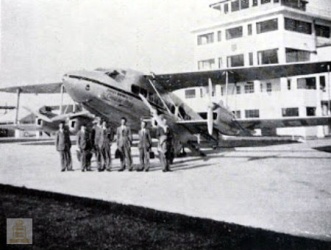Boarding pupils arriving from England at the Airport