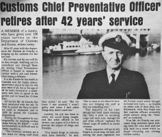 Herbert William de Gruchy (1911- ), generation 9, Chief Preventative Officer, HM Customs