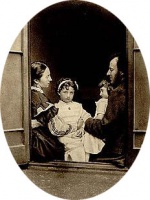 Millais, his wife and children in 1865